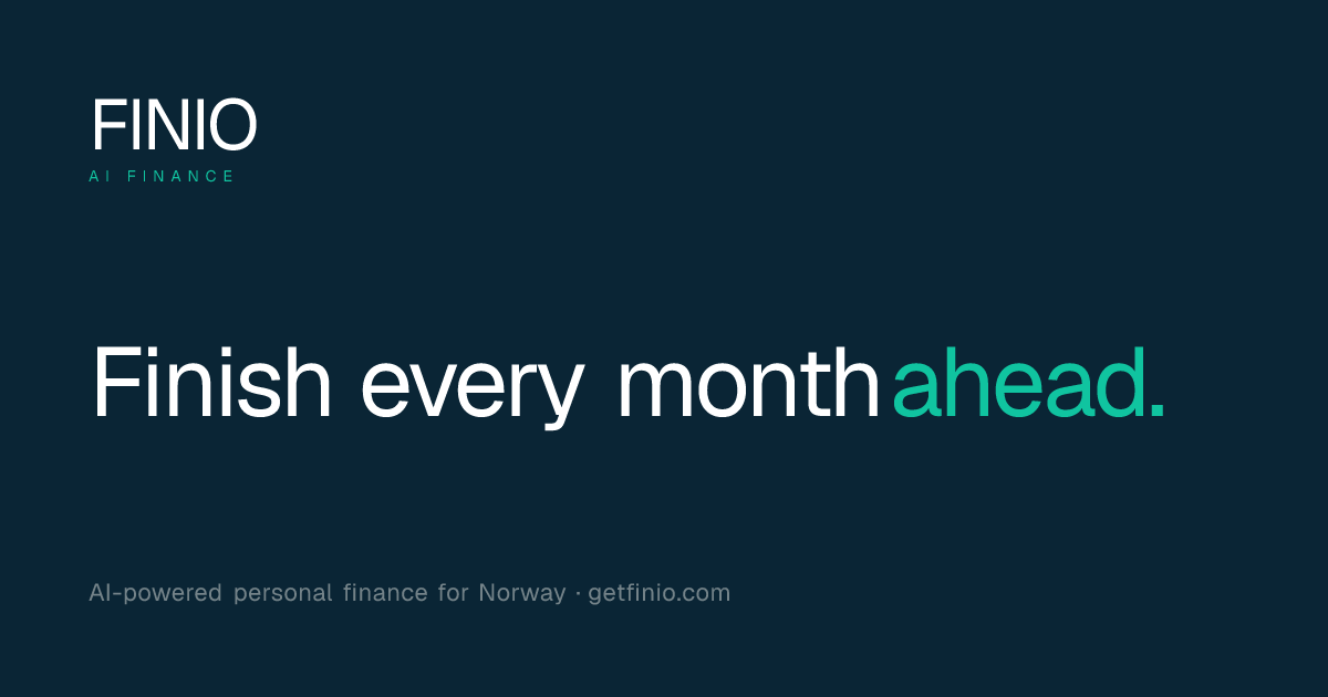 FINIO — Finish every month ahead